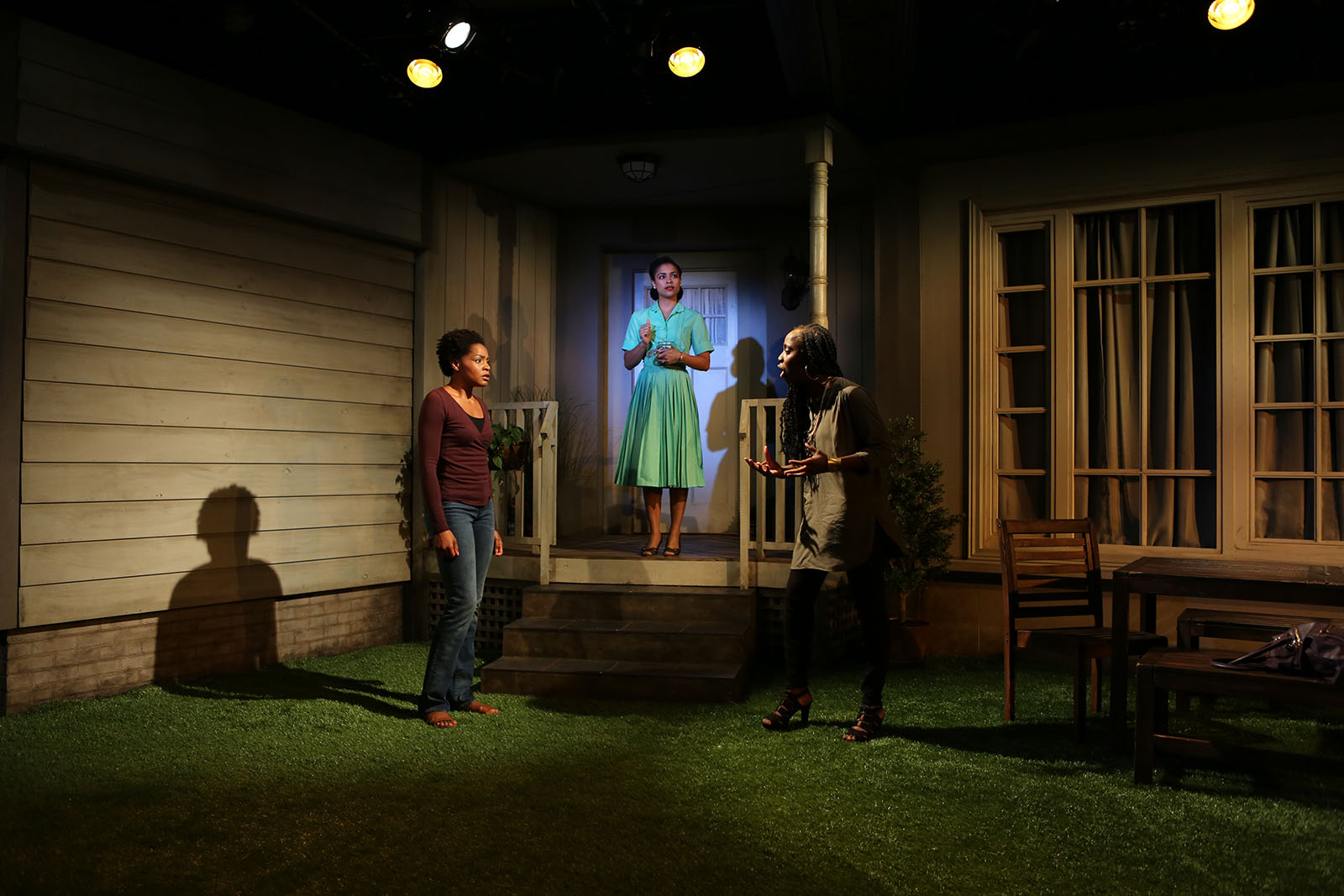 Margaret Odette, Shay Webster and Mayaa Boateng in The Luck of the Irish